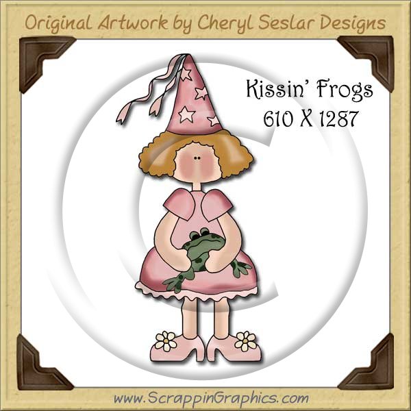 Kissin' Frogs Single Graphics Clip Art Download - Click Image to Close
