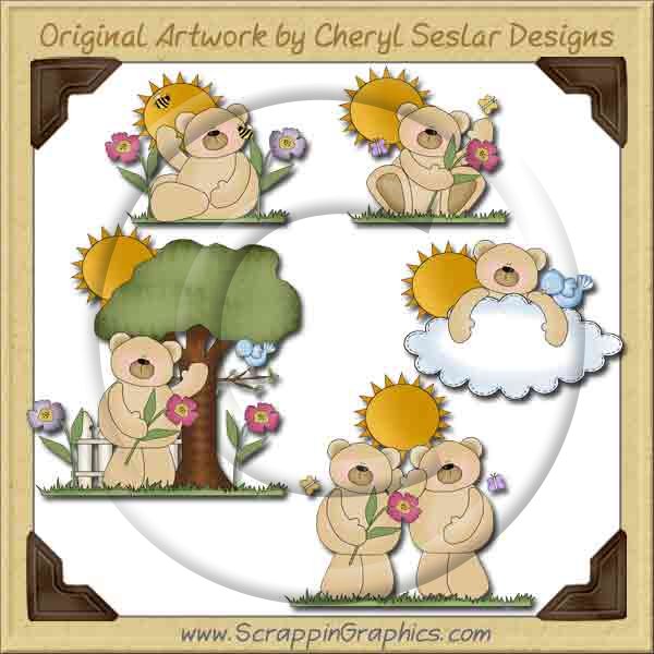 Sunshine Bears Collection Graphics Clip Art Download - Click Image to Close
