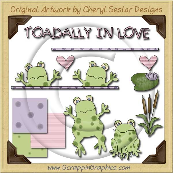 Toadally In Love Graphics Clip Art Download - Click Image to Close
