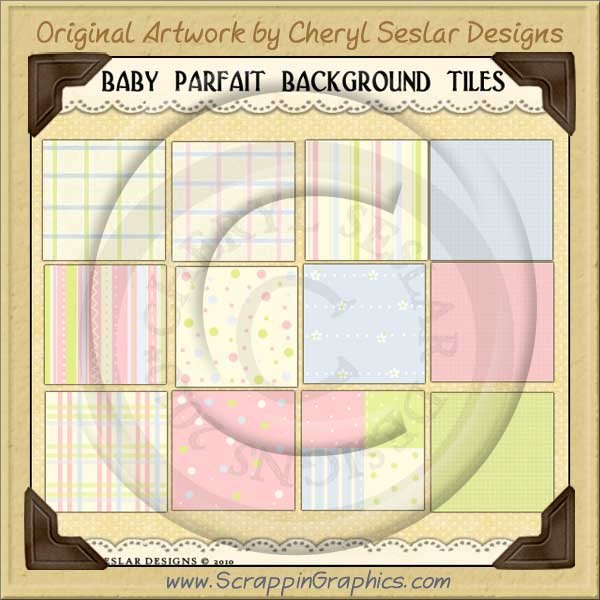 Baby Parfait Background Tiles Clip Art Graphics - Click Image to Close