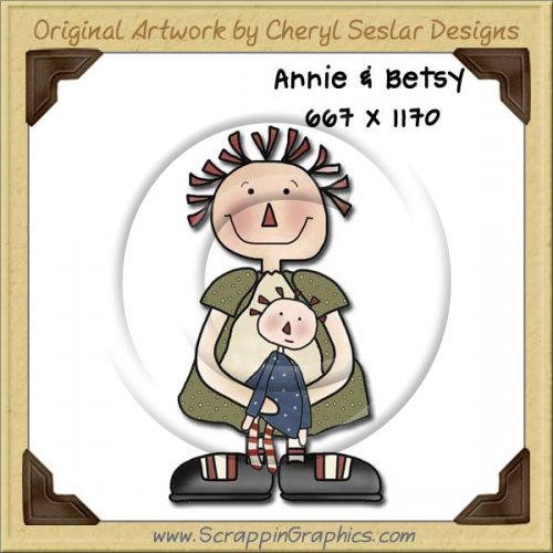 Annie & Betsy Single Graphics Clip Art Download