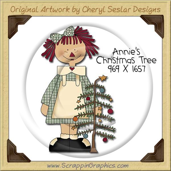 Annie's Christmas Tree Single Clip Art Graphic Download - Click Image to Close