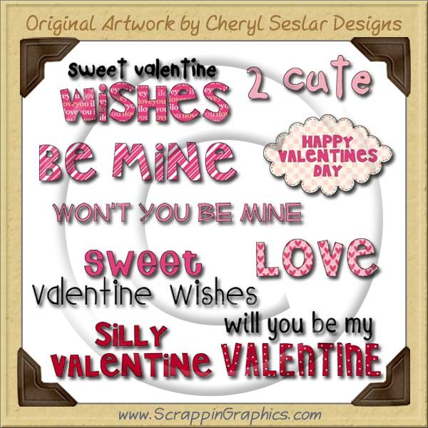 Valentine Titles Limited Pro Clip Art Graphics - Click Image to Close