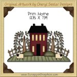 Prim Home Single Clip Art Graphic Download