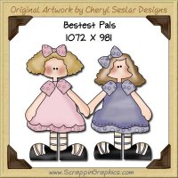 Bestest Pals Single Graphics Clip Art Download