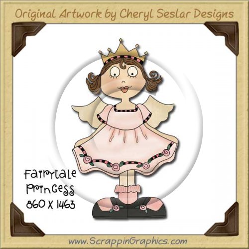Fairytale Princess Single Graphics Clip Art Download
