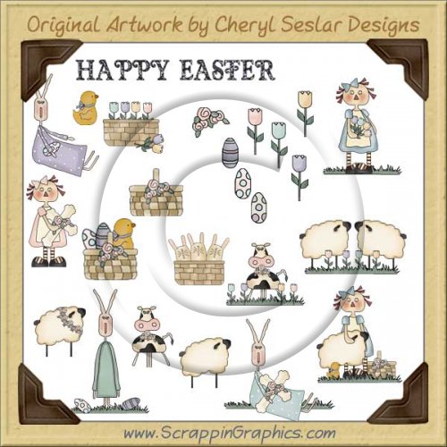 Spring Fever Easter Clip Art Download