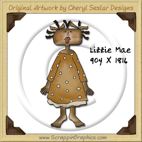 Lizzie Mae Single Graphics Clip Art Download - Click Image to Close