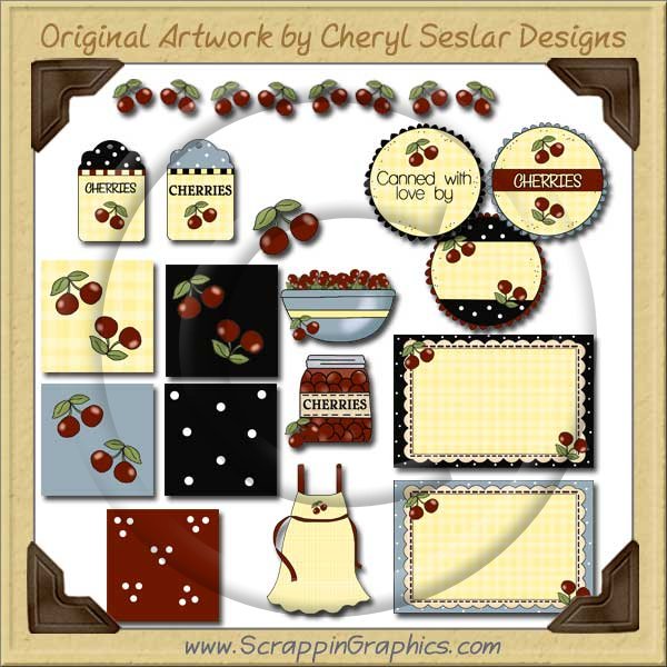 Just Cherries Collection Graphics Clip Art Download - Click Image to Close