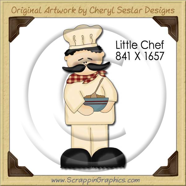 Little Chef Single Graphics Clip Art Download - Click Image to Close