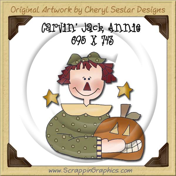 Carvin' Jack Annie Single Graphics Clip Art Download - Click Image to Close