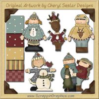 Winter Wonderland Collection Graphics Clip Art Download