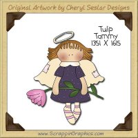 Tulip Tammy Single Clip Art Graphic Download