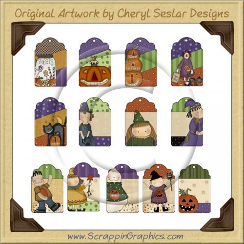 Tag Bonanza Halloween Collection Printable Craft Download