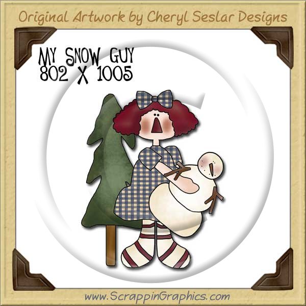 My Snow Guy Single Graphics Clip Art Download - Click Image to Close