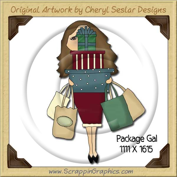 Package Gal Single Graphics Clip Art Download - Click Image to Close
