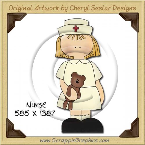 Nurse Single Graphics Clip Art Download
