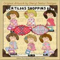 Bertilda's Shopping Day Limited Pro Clip Art Graphics