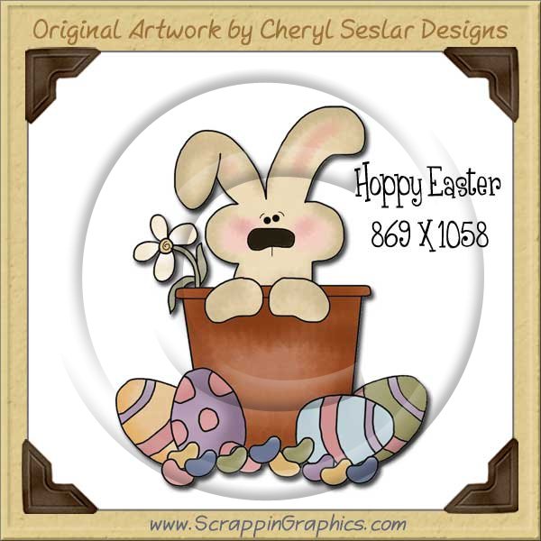 Hoppy Easter Single Graphics Clip Art Download - Click Image to Close