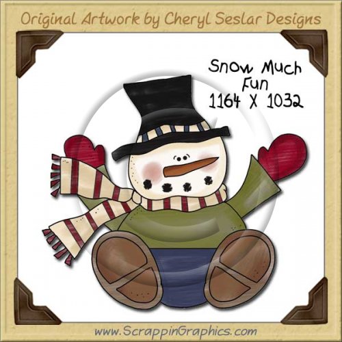 Snow Much Fun Single Graphics Clip Art Download