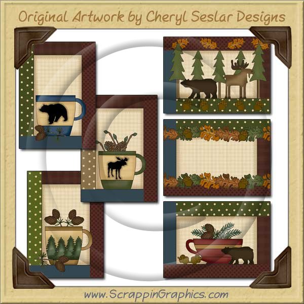 The Great Outdoors Sampler Card Printable Craft Download - Click Image to Close