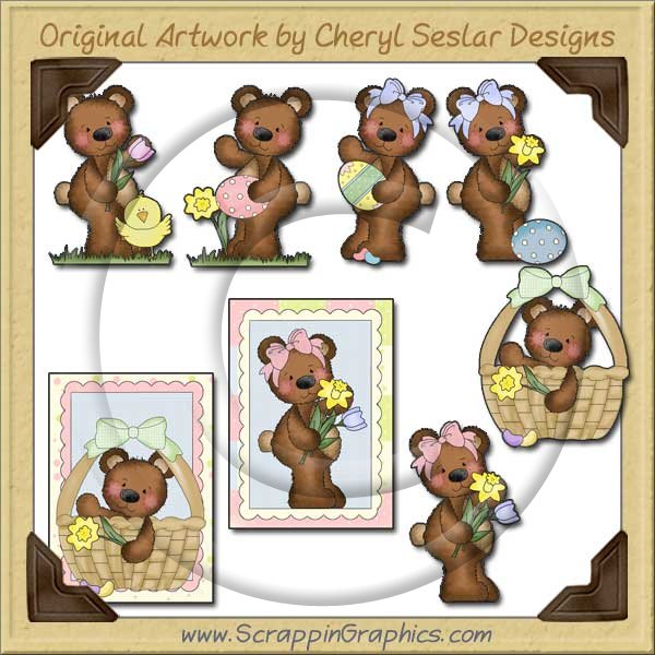 Raggedy Bears Easter Graphics Clip Art Download - Click Image to Close