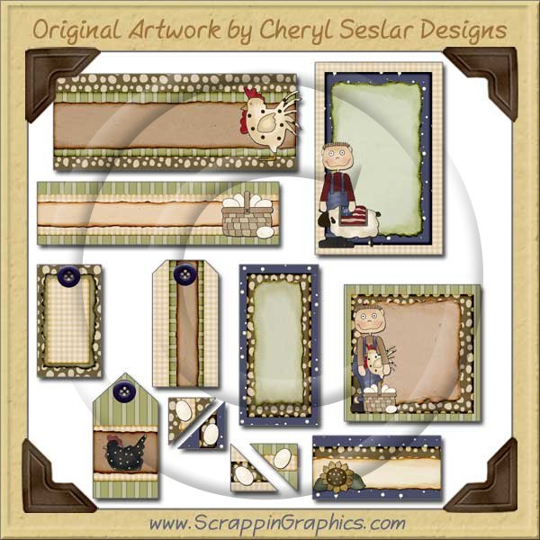 Baxter Basic Journaling Delights Digital Scrapbooking Graphics Clip Art Download - Click Image to Close
