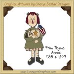 Prim Thyme Annie Single Graphics Clip Art Download