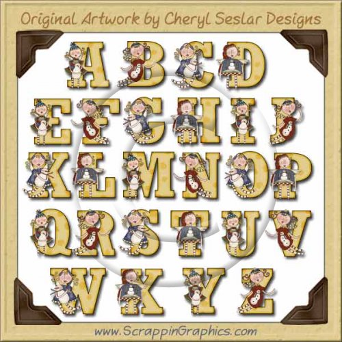 Ice Angels Alphabet & Numbers Clip Art Download Ice Angels Alphabet & Numbers Clip Art Download