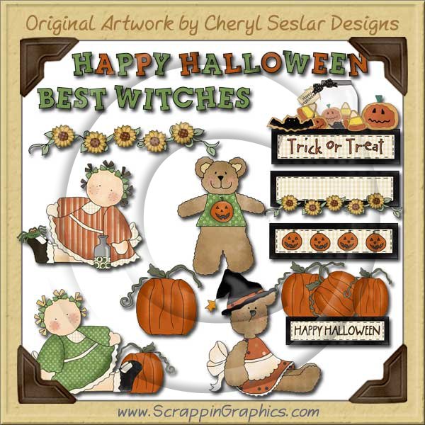 Country Wishes Halloween Limited Pro Graphics Clip Art Download - Click Image to Close