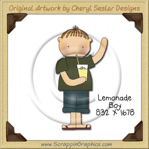 Lemonade Boy Single Graphics Clip Art Download