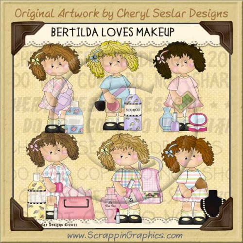 Bertilda Loves Makeup Limited Pro Clip Art Graphics