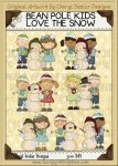 Bean Pole Kids Love The Snow Limited Pro Clip Art Graphics