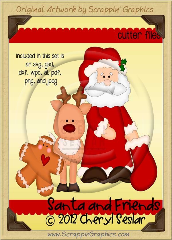 Santa & Friends Cutter Cutting Files Collection - Click Image to Close