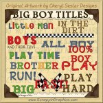 Big Boy Titles Limited Pro Clip Art Graphics