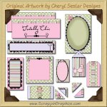 Chic Boutique Journaling Delights Digital Scrapbooking Graphics Clip Art Download