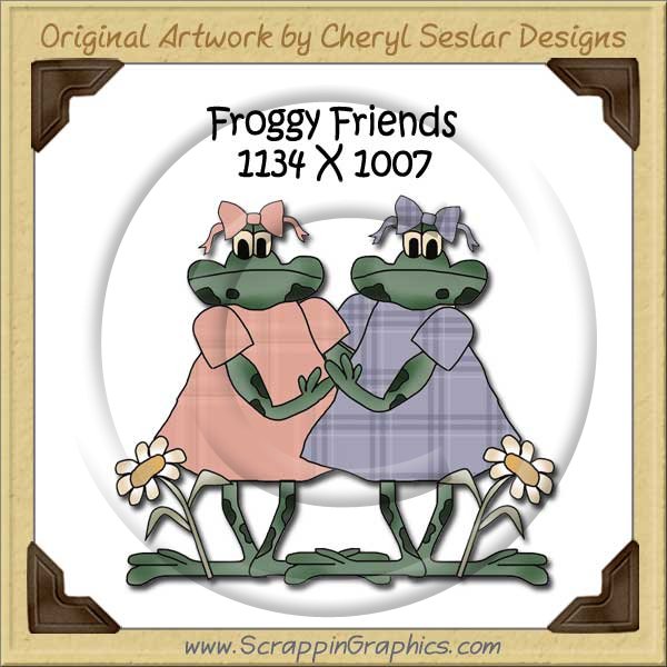 Froggy Friends Single Graphics Clip Art Download - Click Image to Close