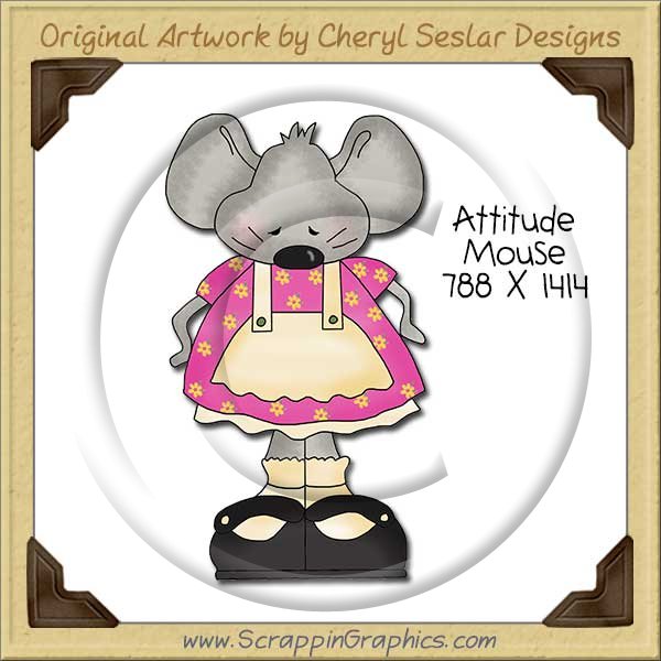 Attitude Mouse Single Clip Art Graphic Download - Click Image to Close