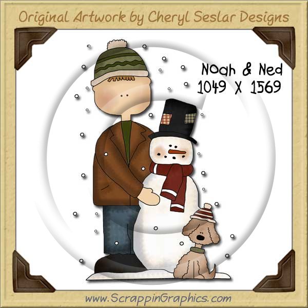 Noah & Ned Single Graphics Clip Art Download - Click Image to Close
