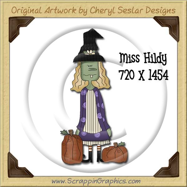 Miss Hildy Single Graphics Clip Art Download - Click Image to Close