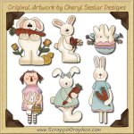 Some Bunny to Love Collection Graphics Clip Art Download