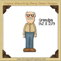 Granddad Single Graphics Clip Art Download