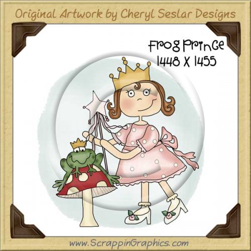 Frog Prince Single Graphics Clip Art Download