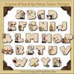 Annie's Life Alphabet & Numbers Clip Art Graphics