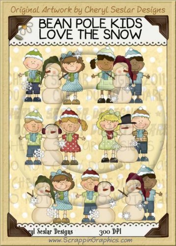 Bean Pole Kids Love The Snow Limited Pro Clip Art Graphics