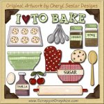 Baking Elements Collection Graphics Clip Art Download