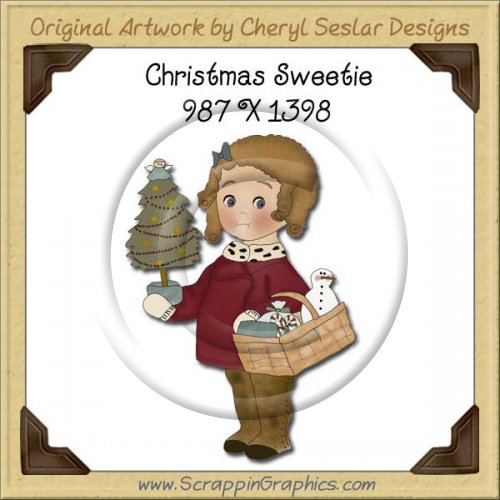 Christmas Sweetie Single Graphics Clip Art Download