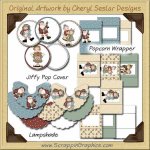 Primsical Winter Mega Collection Graphics Clip Art Download