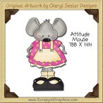 Attitude Mouse Single Clip Art Graphic Download