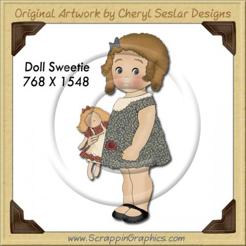 Doll Sweetie Single Graphics Clip Art Download